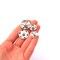 12 Nickel Silver Sew On Metal Snap Buttons Two-Part Closure 7/8 Inch